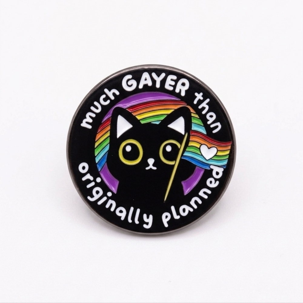 NWT Pride Cat Enamel Pin